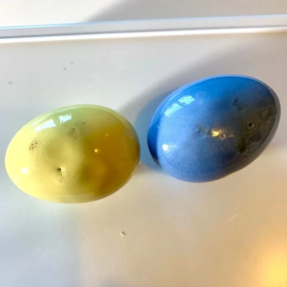 Vintage Easter Eggs Glazed ceramic Decorations 🐣